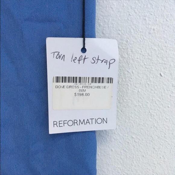 Reformation Dove Dress in Powder Blue Size M - Picture 4 of 6
